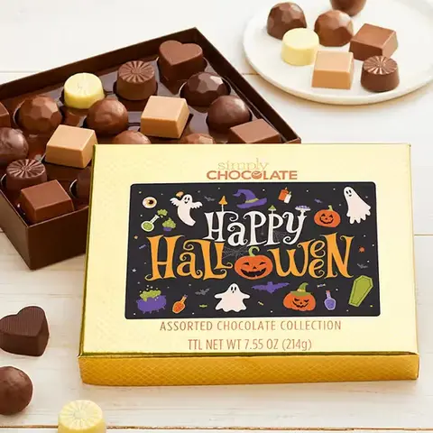 Halloween Gourmet Chocolate Box, 18 Pc