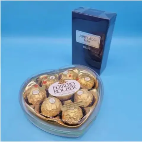 Jimmy Choo Blue & Ferrero Heart