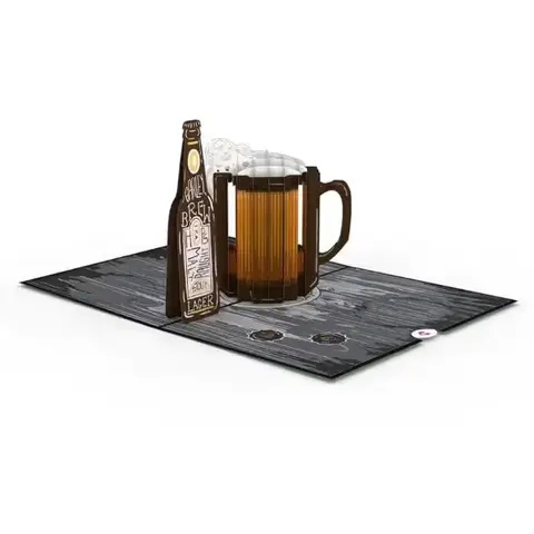 Happy Beer-thday Pop-Up Card