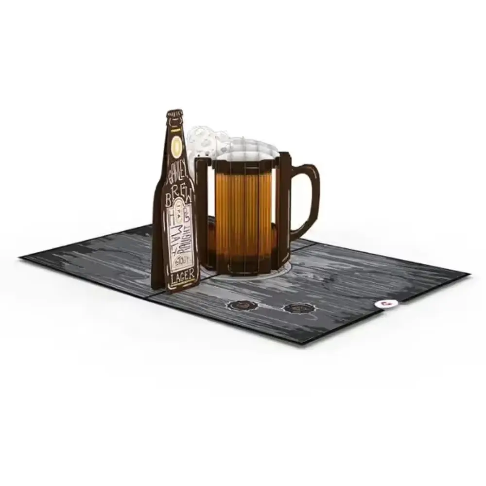 Happy Beer-thday Pop-Up Card