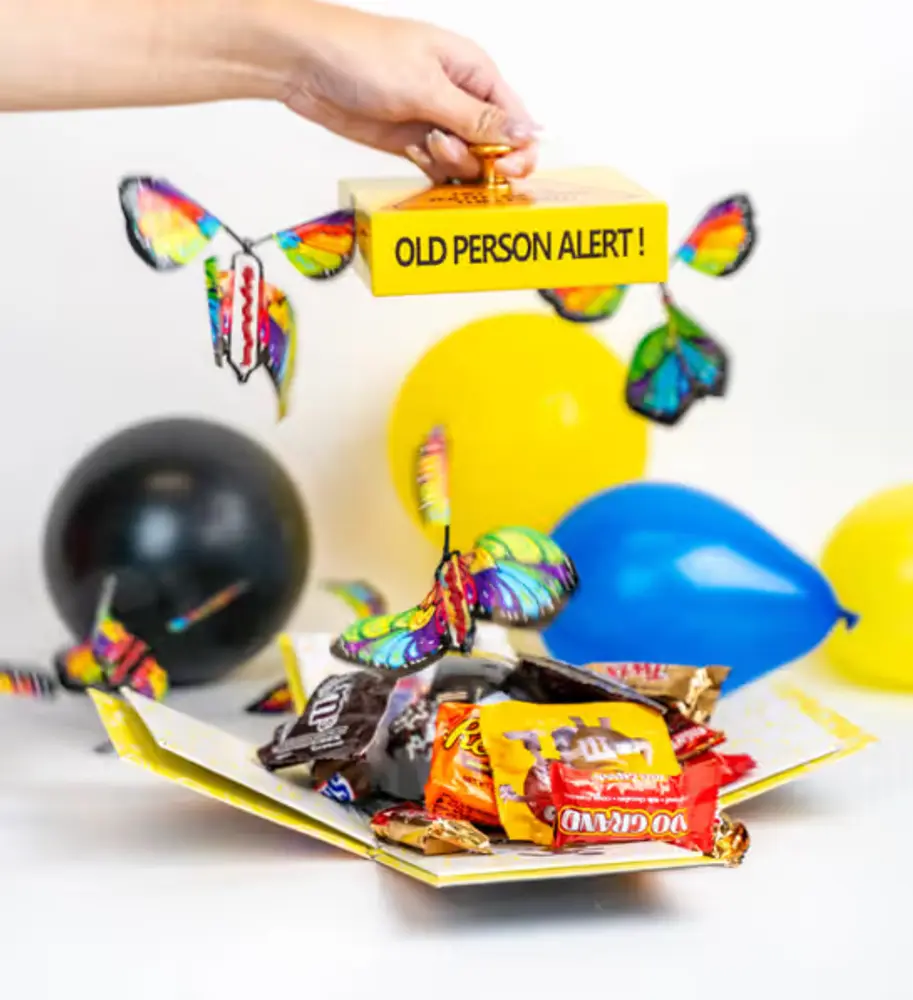 Over the Hill Explosion Gift Box