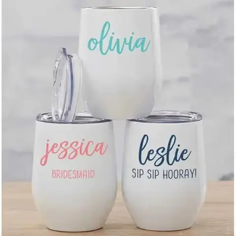 Personalized Insulated Wine Cup