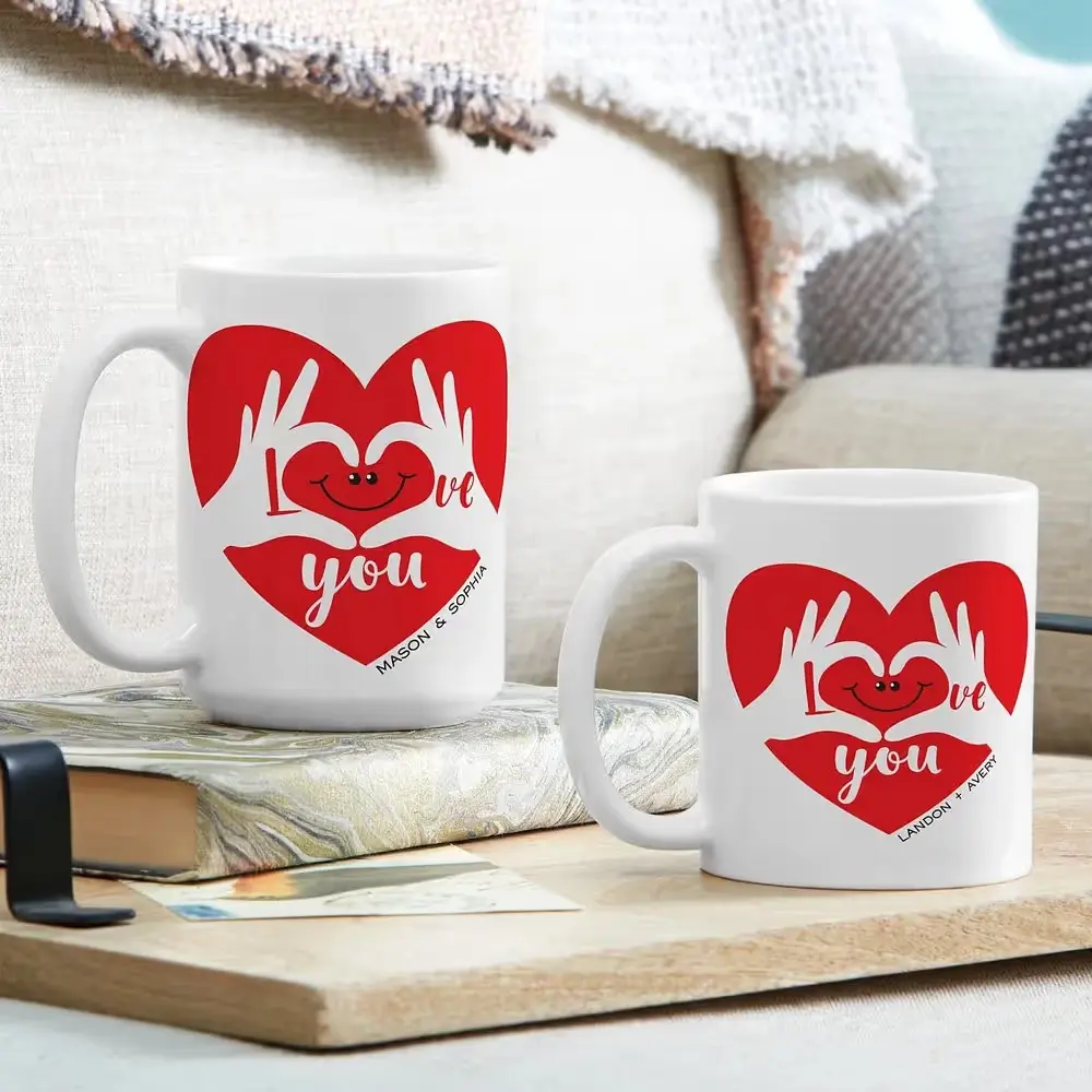 Two Hearts One Love Photo Mug