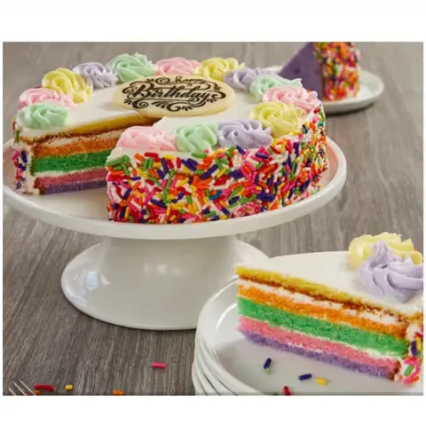 Five-Layer Rainbow Cake, 7 Inch