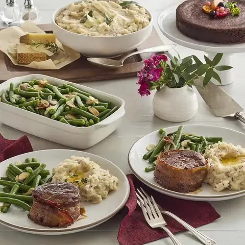 Bacon-Wrapped Filet Mignon Dinner for Two