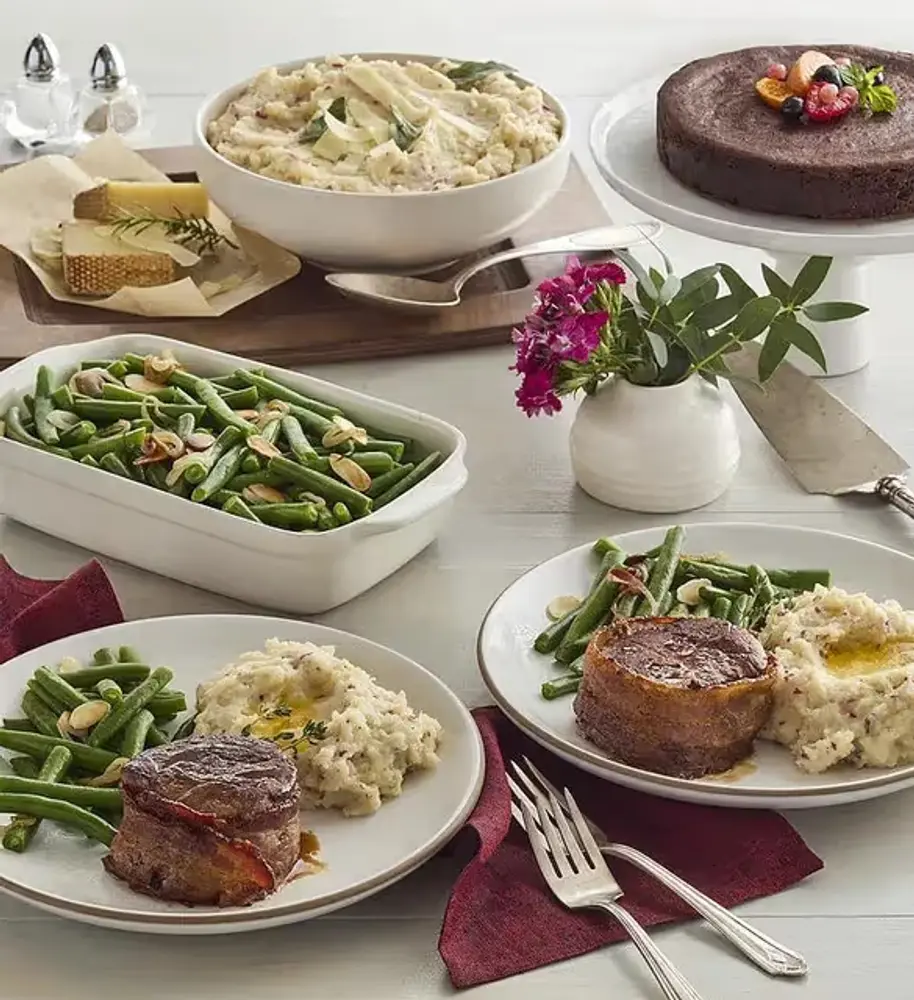 Bacon-Wrapped Filet Mignon Dinner for Two