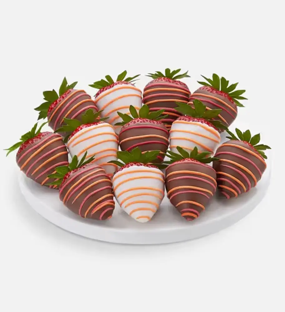 Autumn Glow Dipped Strawberries