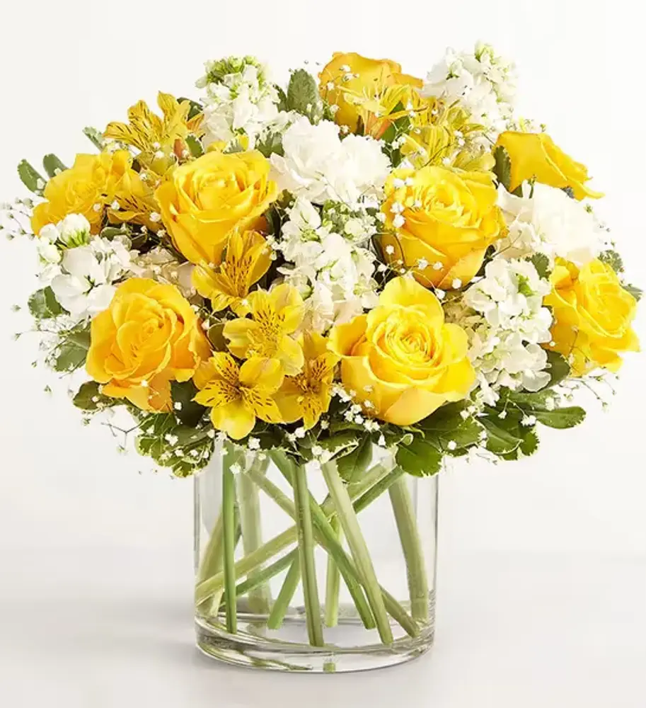 Sunny Yellow & White Bouquet