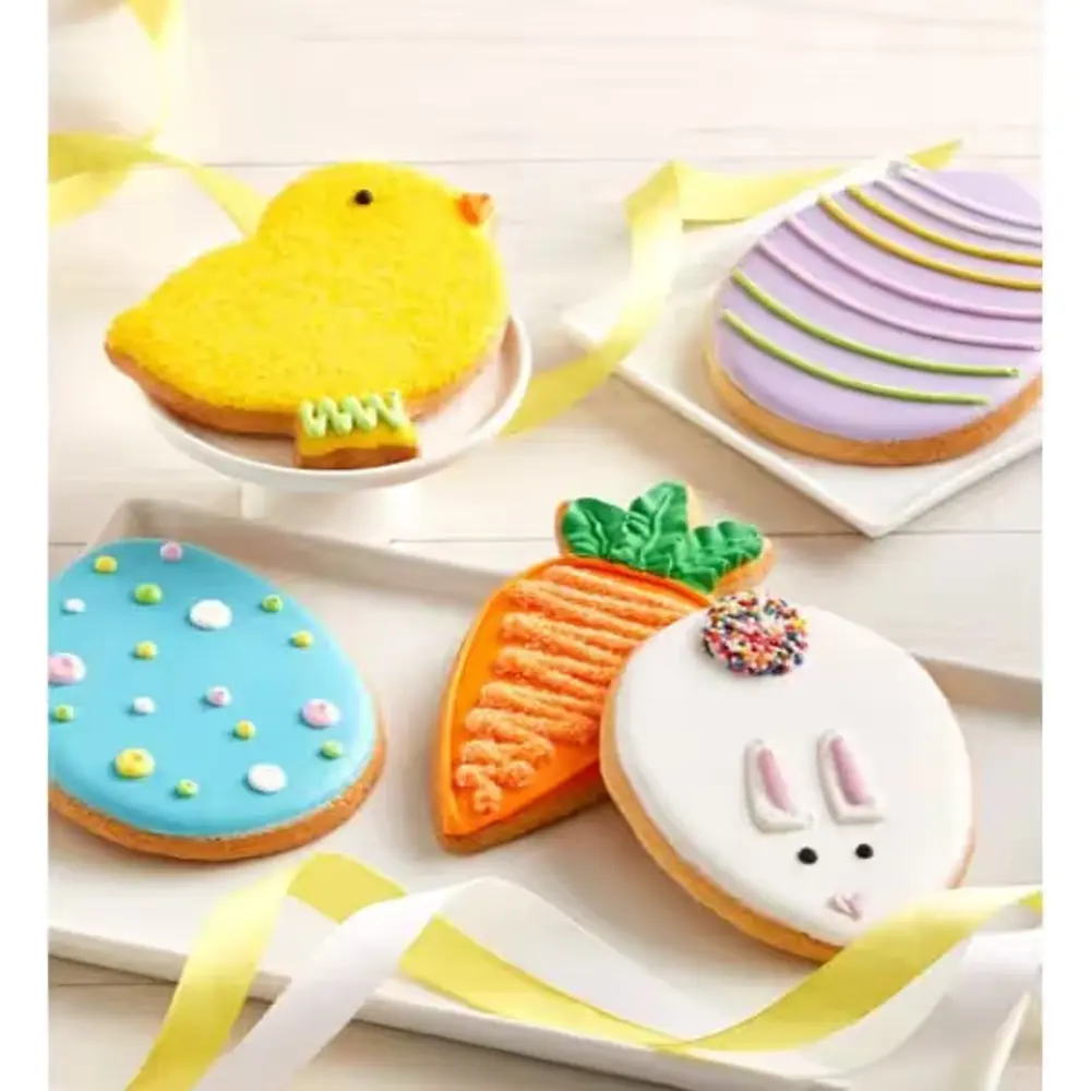 Easter Iced Butter Cookies