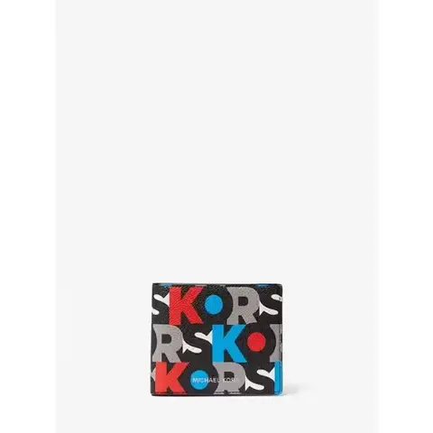 Graphic Logo Billfold Wallet for Men