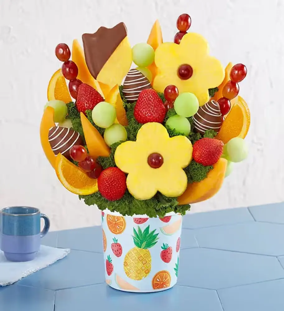 Tulip & Daisy Fresh Fruit Bouquet