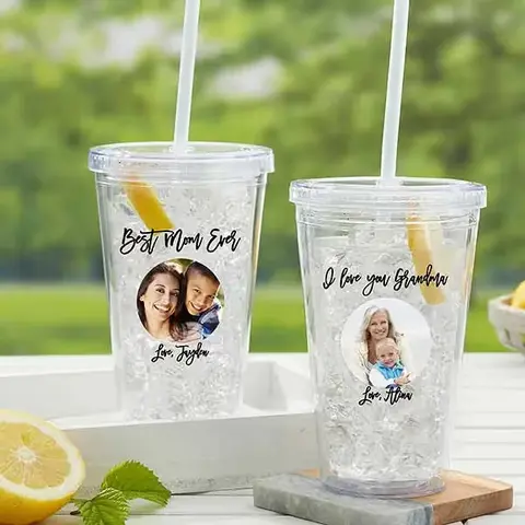 Personalized Photo Tumbler for Her