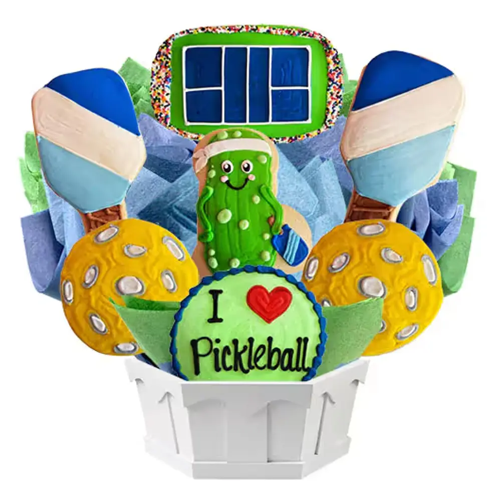 Pickleball Love Cookie Bouquet