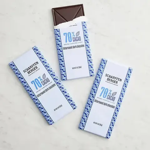 Scharffen Berger 70% Bittersweet Bars, 3 Pack