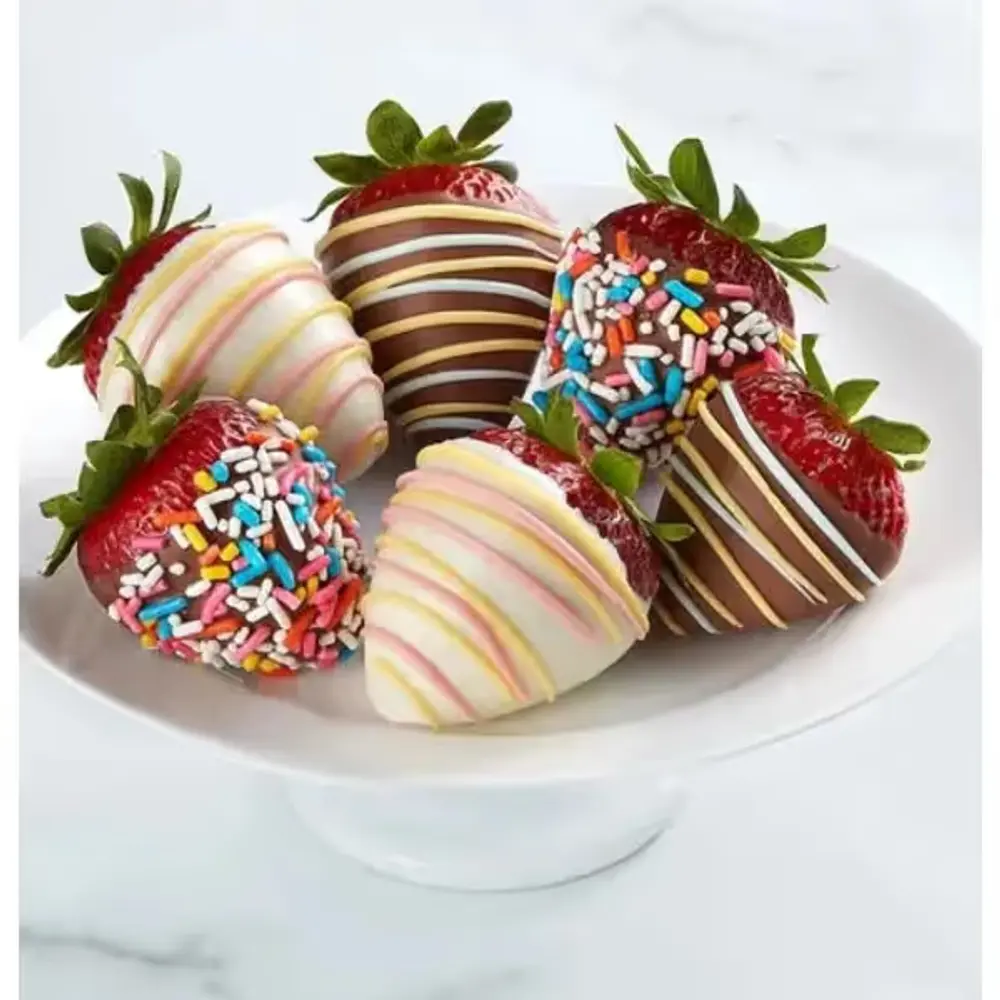 Birthday Chocolate-Dipped Strawberries