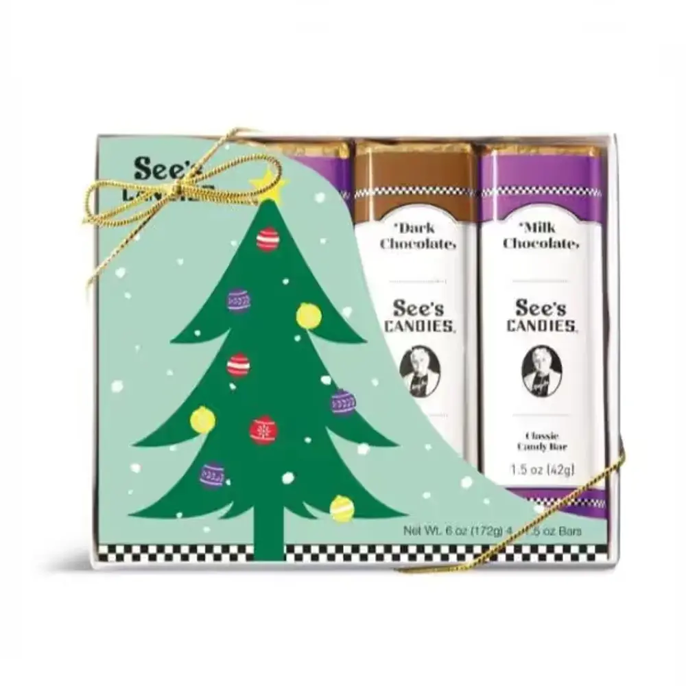 Holiday Chocolate Bars, 4 Pack