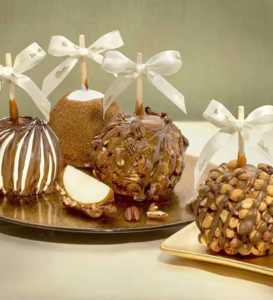 Gourmet Caramel Apple Quartet