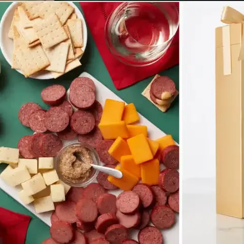 Holiday Hearty Bites & Wine Basket