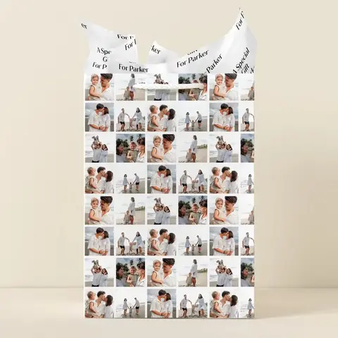 Personalized Photo Mosaic Gift Bag