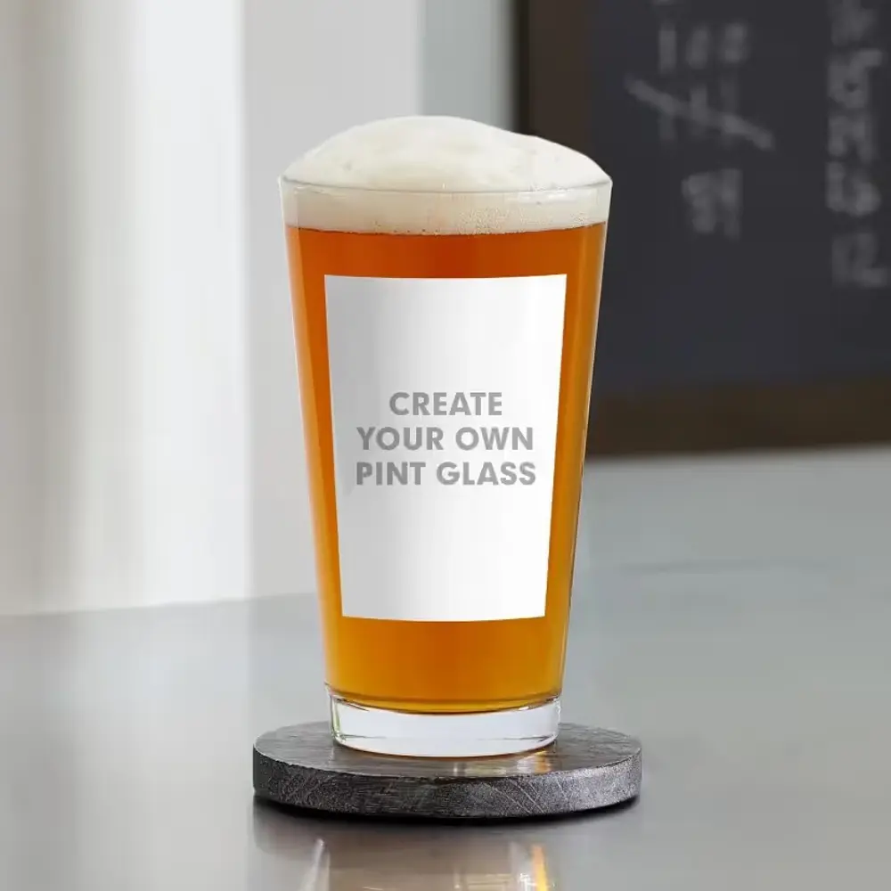 Personalized Photo Pint Glass