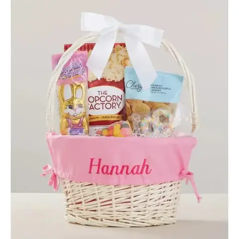 Personalized Willow Easter Basket & Treats