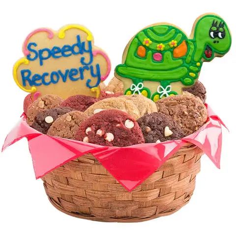 Cheerful Get Well Cookie Basket