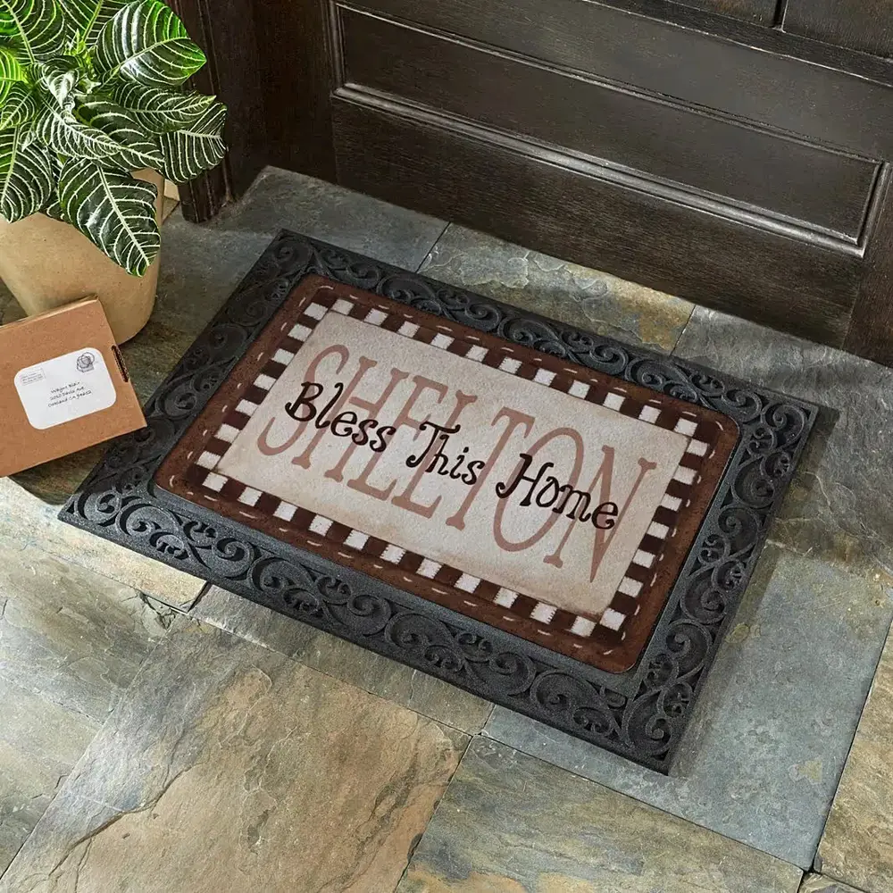 Bless This Home Welcome Mat