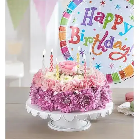 Happy Birthday Fresh Fruit Arrangement