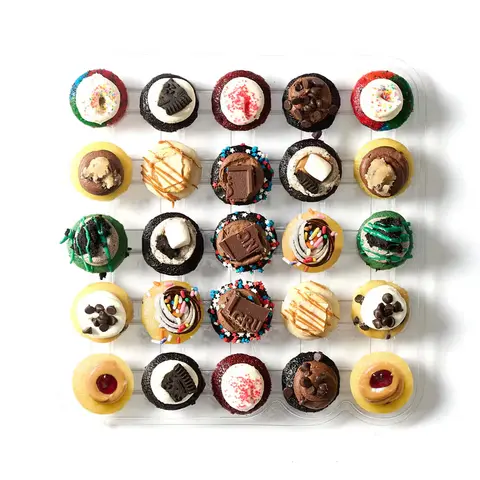 Bite-Size Cupcake Sampler, 25 Pack