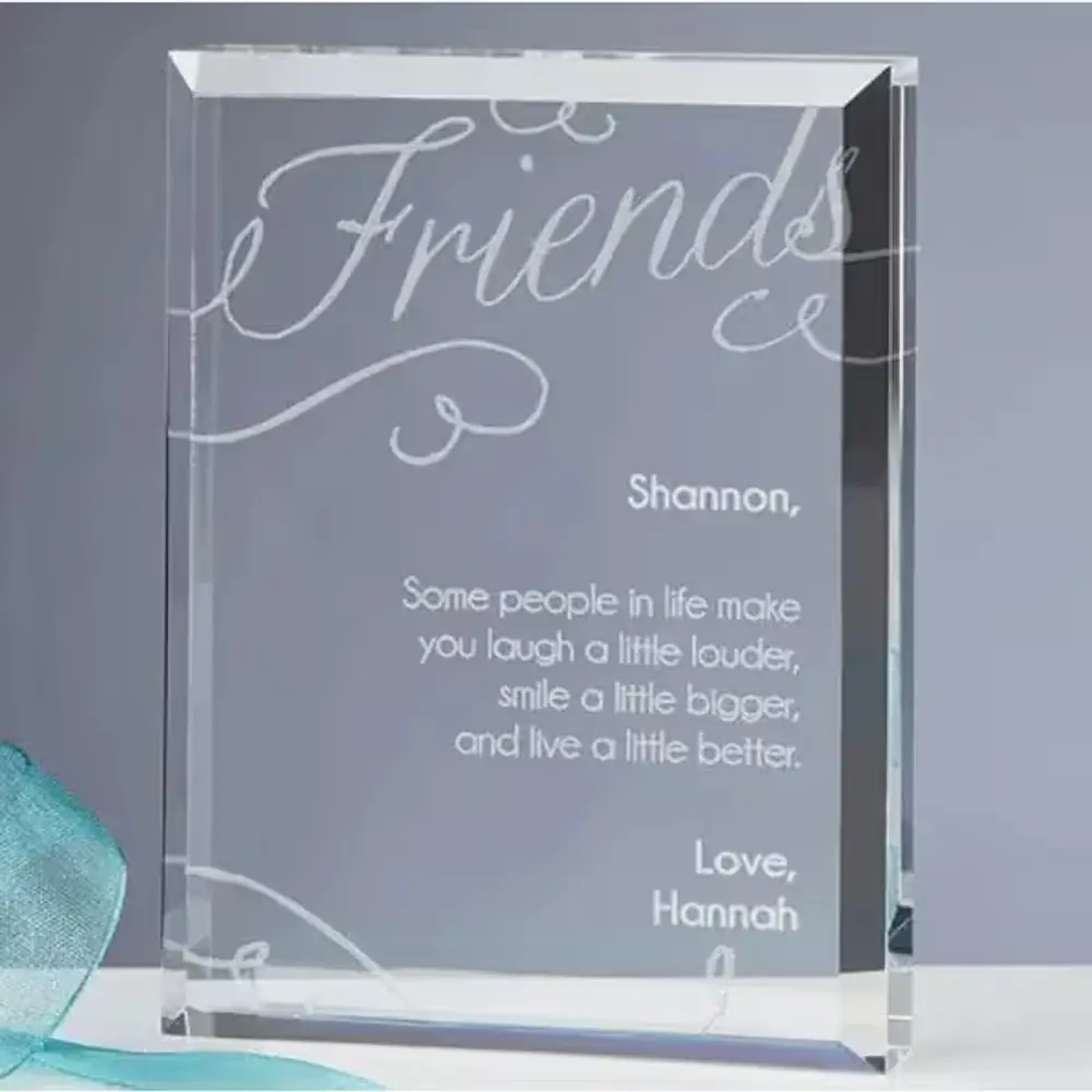 Personalized Friends Forever Keepsake