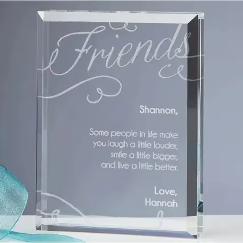 Personalized Friends Forever Keepsake