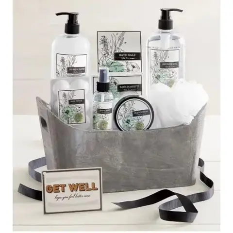 White Tea Spa Basket