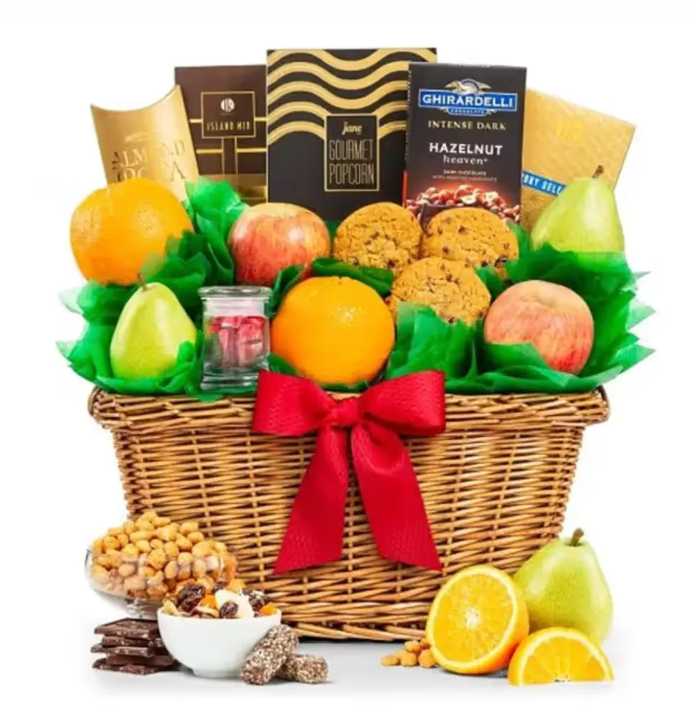 Premium Fruit & Treats Basket