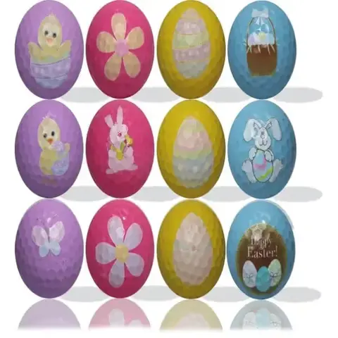 Easter Golf Balls, 12 Pack