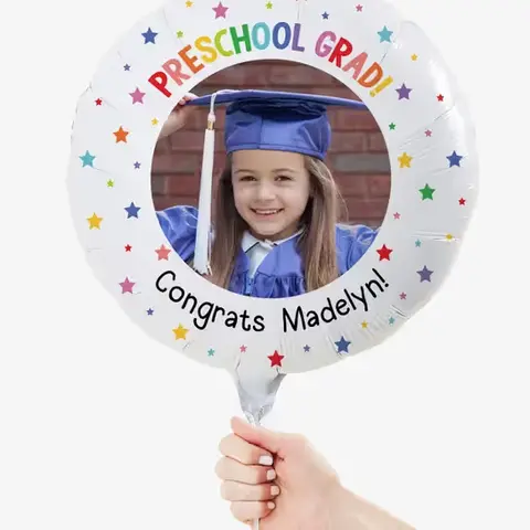 Personalized Kindergarten Graduation Balloon