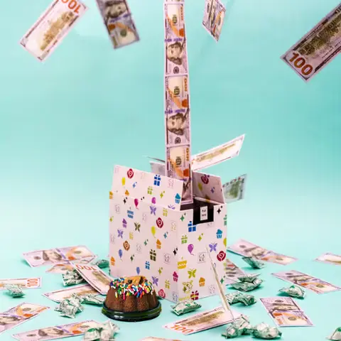 Celebration Billionaire Money Shower Box