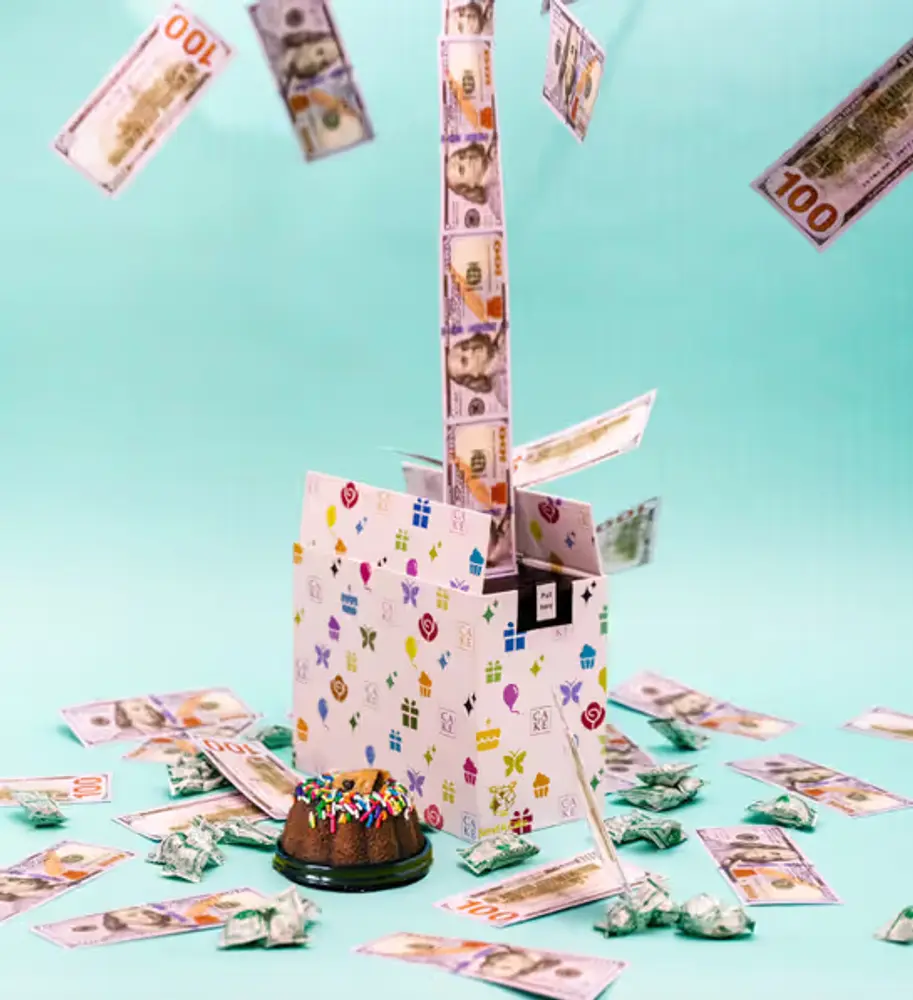 Celebration Billionaire Money Shower Box