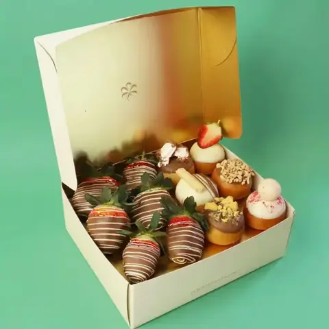 Gourmet Donut & Chocolate Strawberry Box