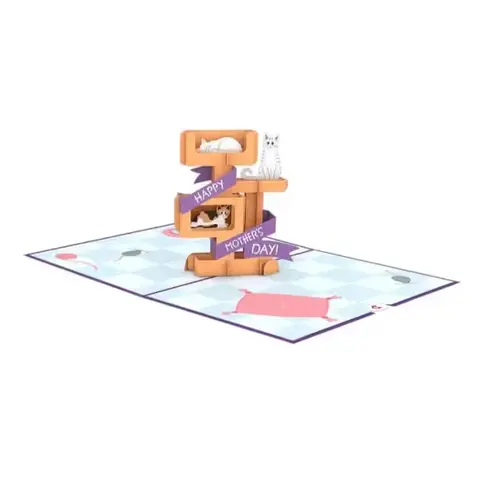 Purrfect Mom Mother's Day Pop-Up Card