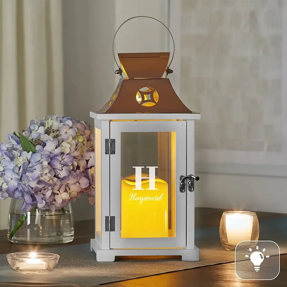 Personalized Initial & Name LED Lantern