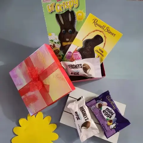 Easter Chocolate Bunnies & Eggs Hamper