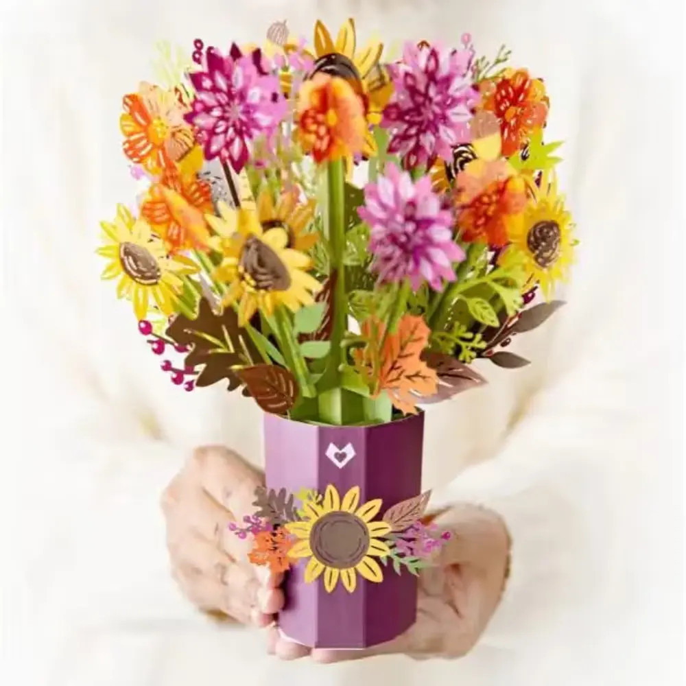 Pop-Up Paper Sunflower Bouquet