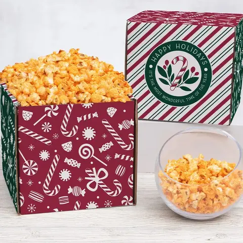 Holly Jolly Cheddar Popcorn Box
