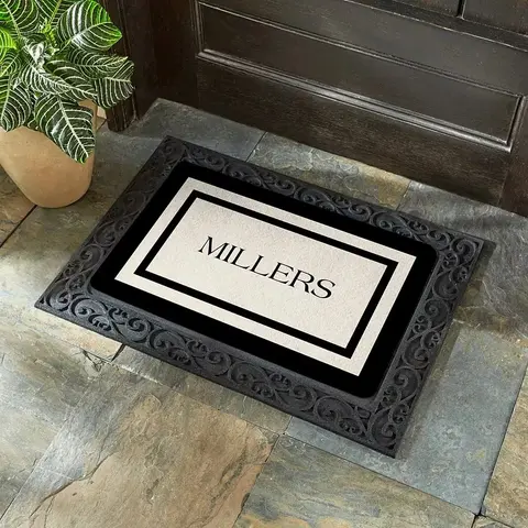 Personalized Name Welcome Doormat