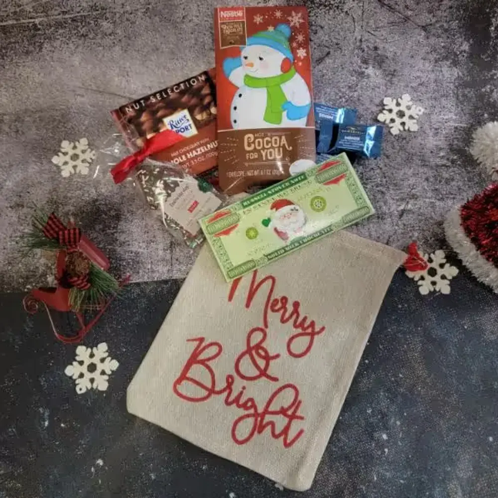 Christmas Chocolates Goodies Bag