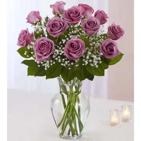 Premium Long Stem Lavender Roses
