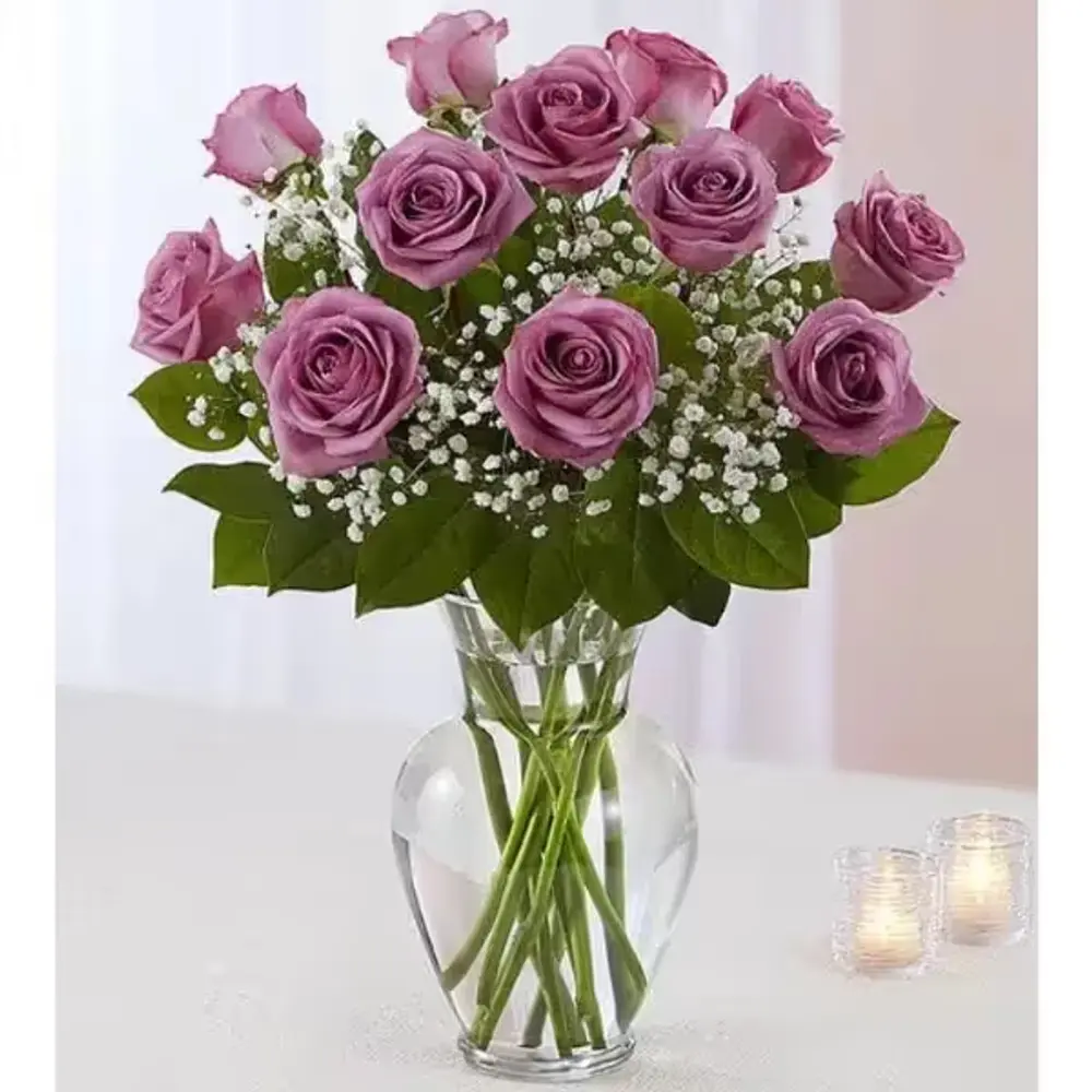 Premium Long Stem Lavender Roses