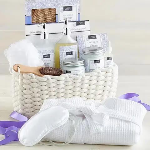 Lavender Luxe Spa Gift Basket