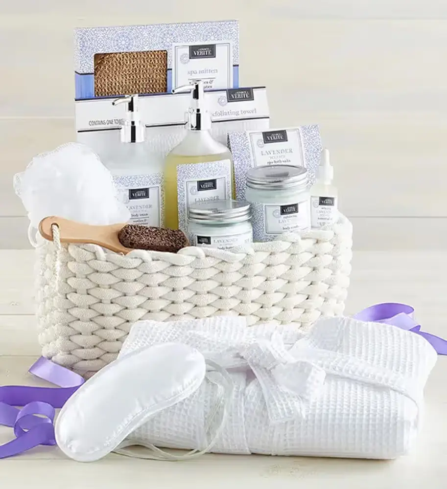 Lavender Luxe Spa Gift Basket
