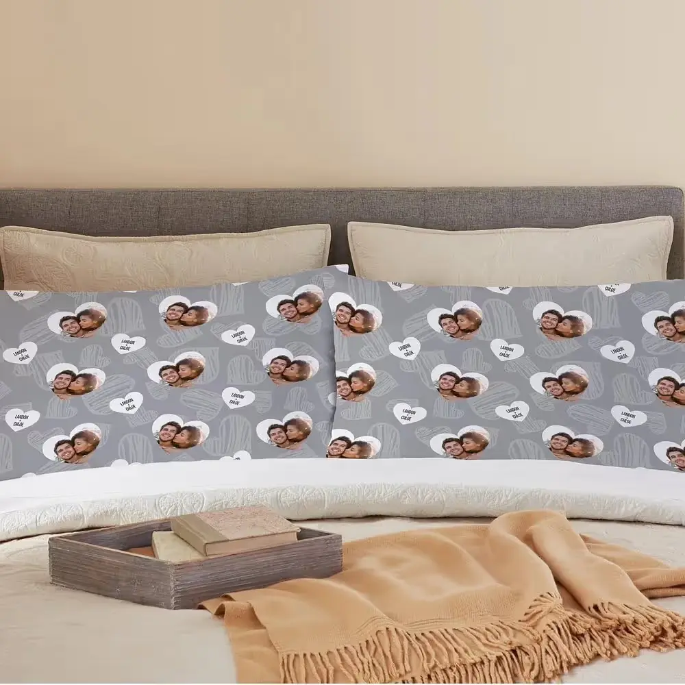 Love All Around Photo Pillowcase
